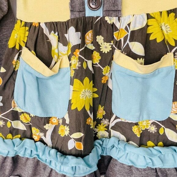 Boutique brand 12-18 month dress handmade hairband with bow included - Picture 2 of 5